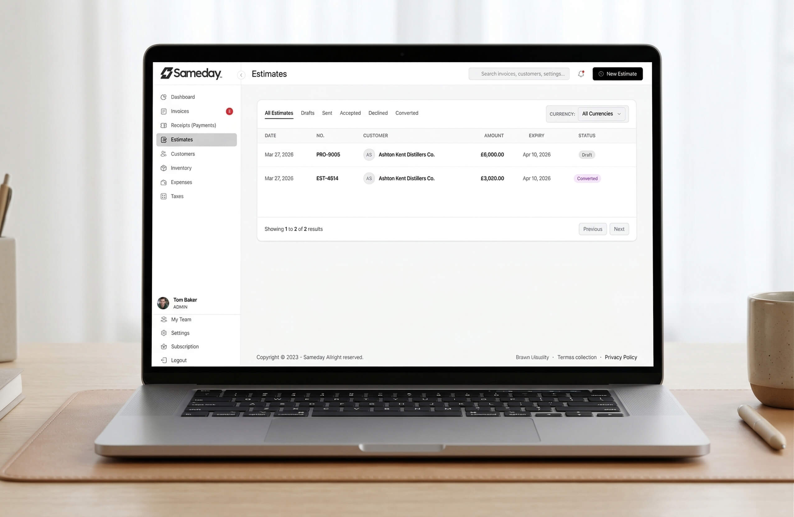 Estimates Are Here. Create Estimates and Convert to Invoices